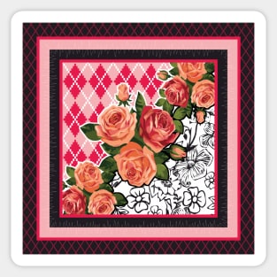 Colorful Roses Sticker